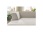 Chaise longue para sofá modular MEGEVE - Tela jaspeada - Esquina izquierda