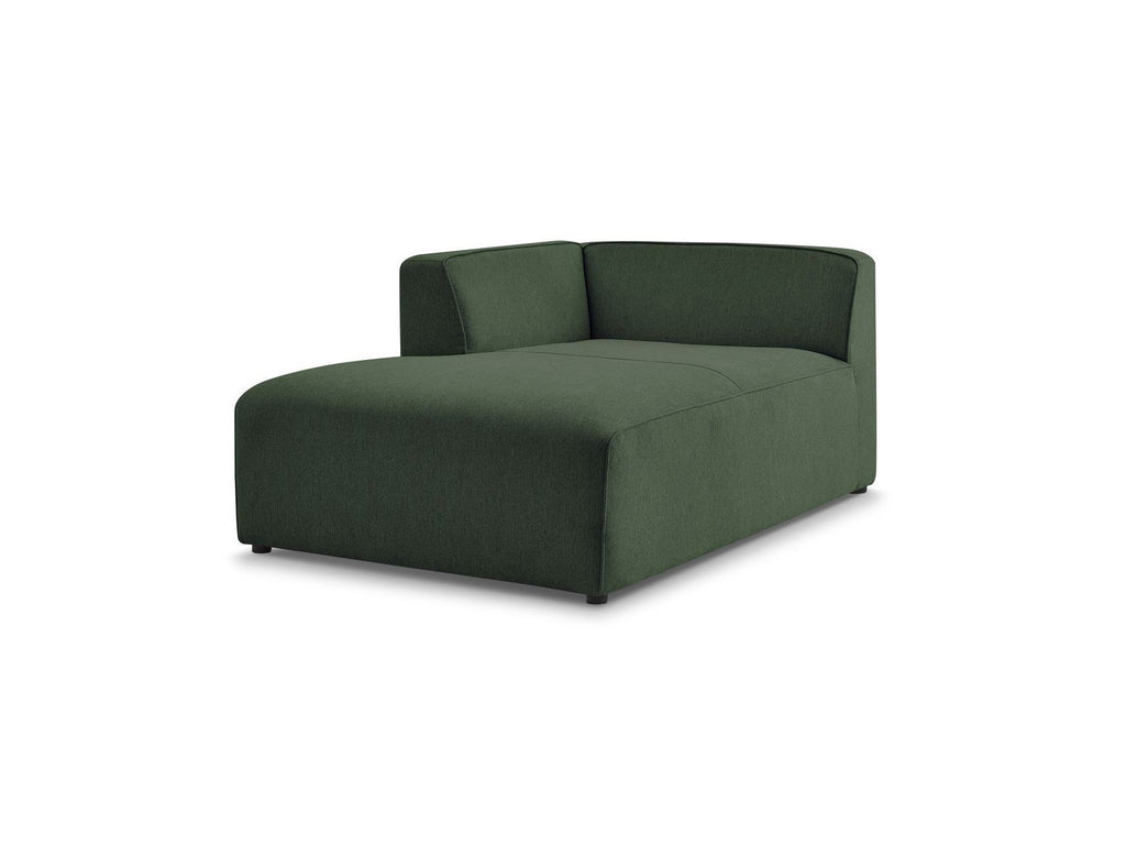 Chaise longue para sofá modular MEGEVE - Tela jaspeada - Esquina izquierda