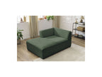 Chaise longue para sofá modular MEGEVE - Tela jaspeada - Esquina izquierda