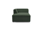 Chaise longue para sofá modular MEGEVE - Tela jaspeada - Esquina izquierda