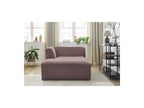 Chaise longue para sofá modular MEGEVE - Tela jaspeada - Esquina izquierda