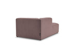 Chaise longue para sofá modular MEGEVE - Tela jaspeada - Esquina izquierda