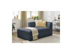Chaise longue para sofá modular MEGEVE - Tela jaspeada - Esquina izquierda