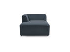 Chaise longue para sofá modular MEGEVE - Tela jaspeada - Esquina izquierda