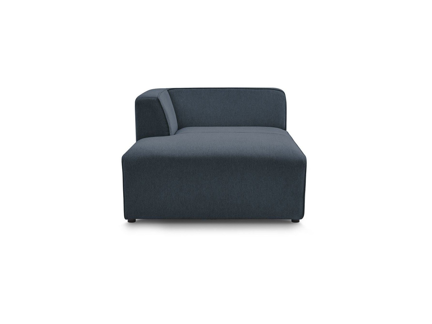 Chaise longue para sofá modular MEGEVE - Tela jaspeada - Esquina izquierda