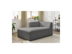 Chaise longue para sofá modular MEGEVE - Tela jaspeada - Esquina izquierda