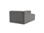 Chaise longue para sofá modular MEGEVE - Tela jaspeada - Esquina izquierda