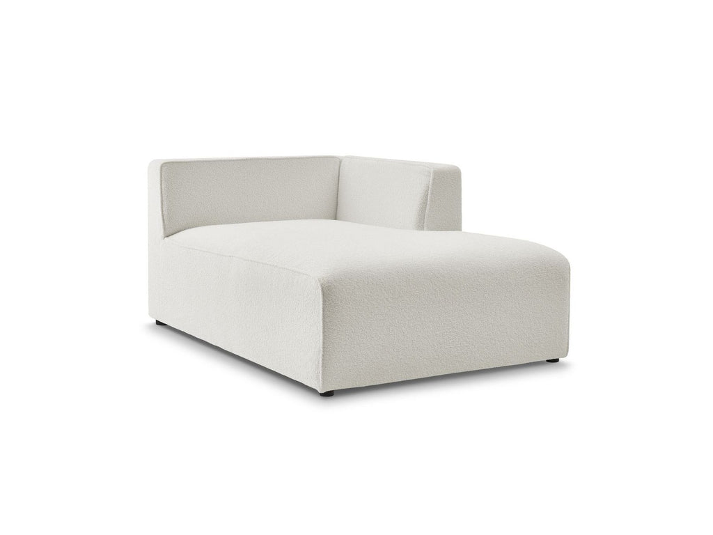 Chaise longue para sofá modular Megeve - Tejido bouclé - Esquina derecha