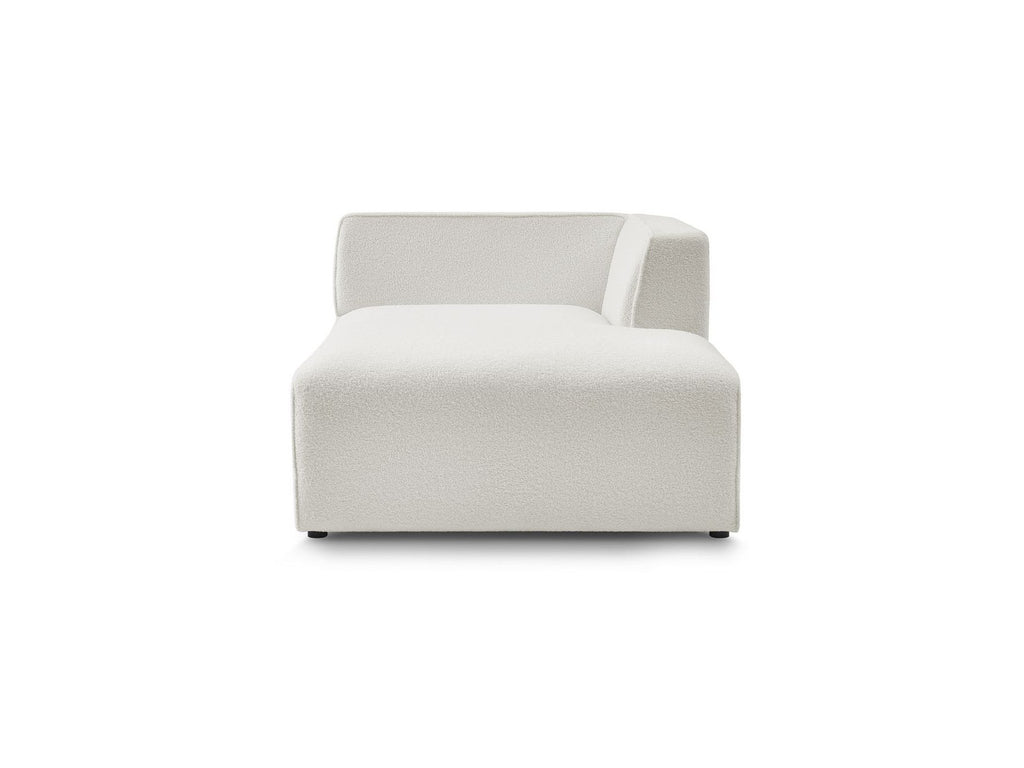 Chaise longue para sofá modular Megeve - Tejido bouclé - Esquina derecha