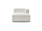 Chaise longue para sofá modular Megeve - Tejido bouclé - Esquina derecha