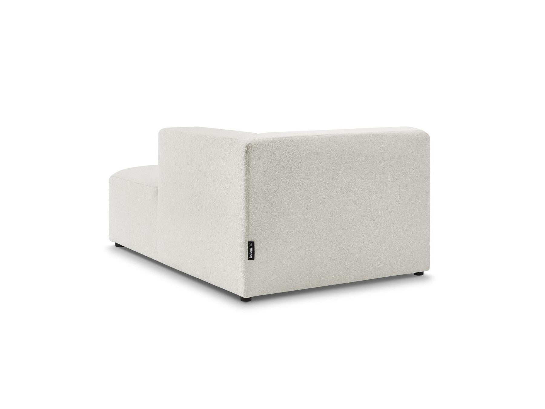 Chaise longue para sofá modular Megeve - Tejido bouclé - Esquina derecha