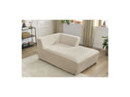 Chaise longue para sofá modular Megeve - Tejido bouclé - Esquina derecha
