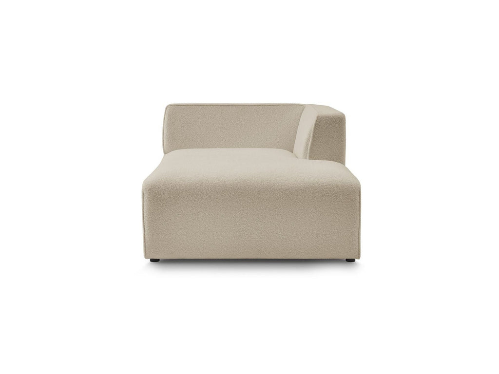 Chaise longue para sofá modular Megeve - Tejido bouclé - Esquina derecha