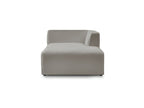 Chaise longue para sofá modular Megeve - Tejido bouclé - Esquina derecha