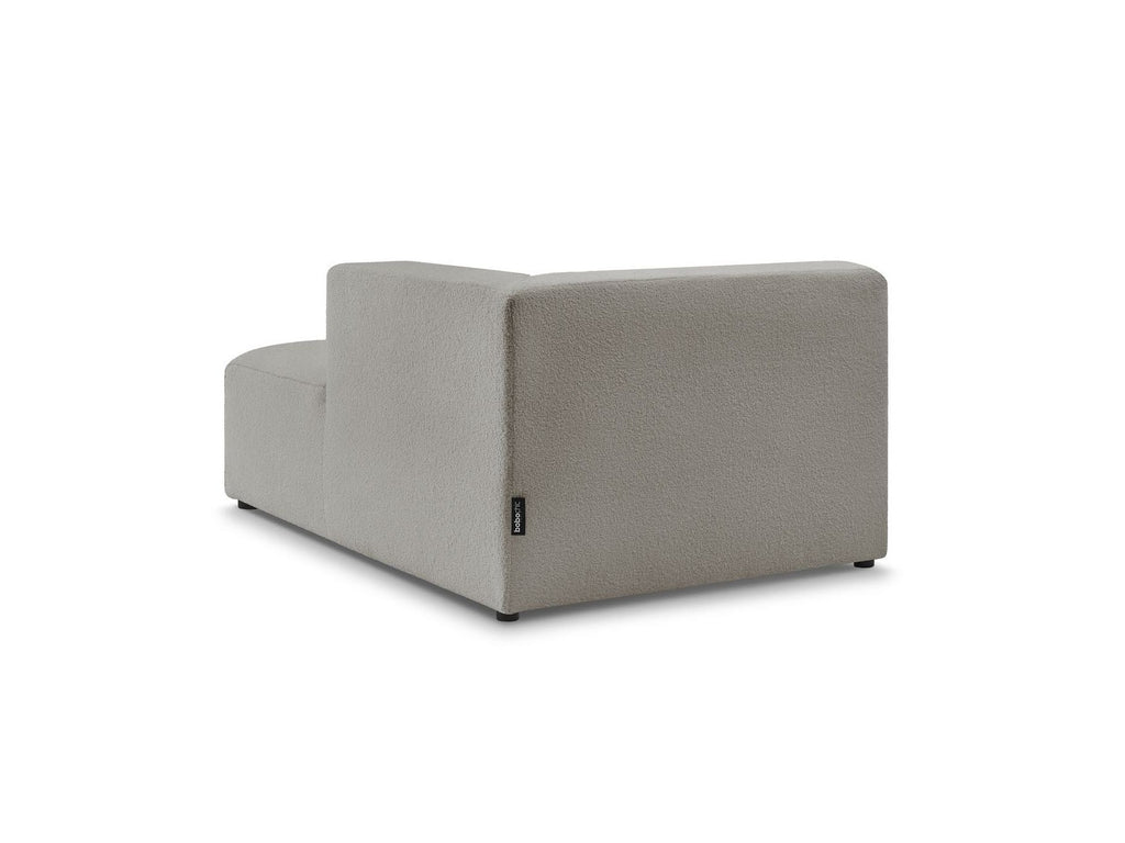 Chaise longue para sofá modular Megeve - Tejido bouclé - Esquina derecha