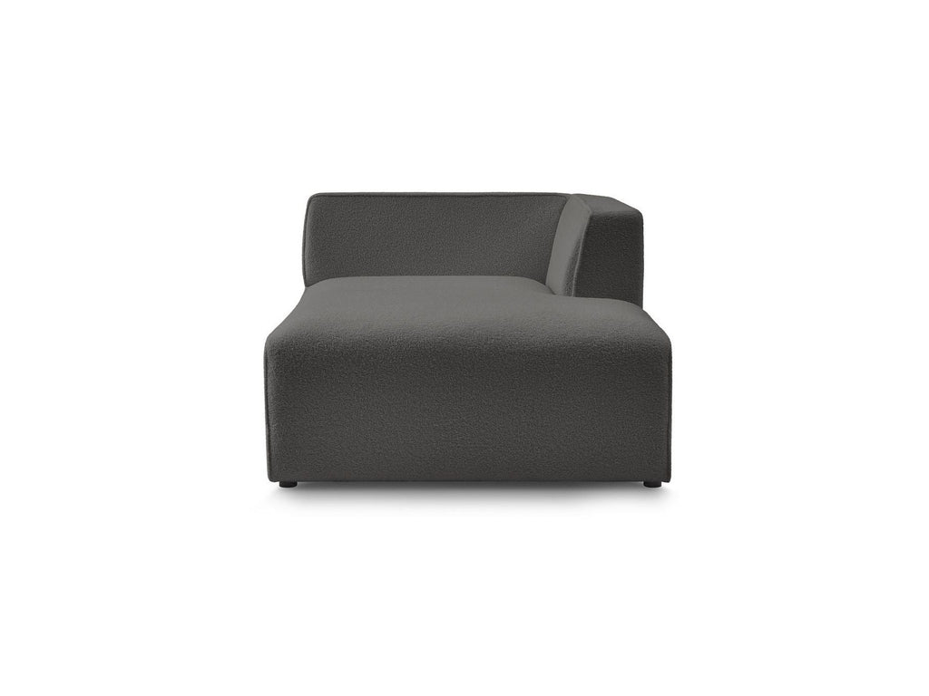 Chaise longue para sofá modular Megeve - Tejido bouclé - Esquina derecha