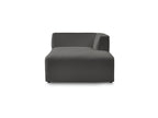 Chaise longue para sofá modular Megeve - Tejido bouclé - Esquina derecha