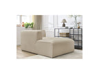Chaise Longue for MEGEVE Modular Sofa - Bouclé Fabric - Left Corner