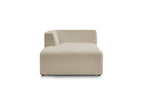 Chaise Longue for MEGEVE Modular Sofa - Bouclé Fabric - Left Corner