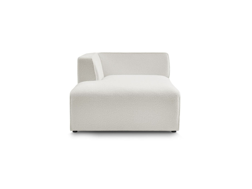 Chaise Longue for MEGEVE Modular Sofa - Bouclé Fabric - Left Corner