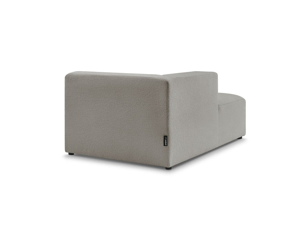 Chaise Longue for MEGEVE Modular Sofa - Bouclé Fabric - Left Corner