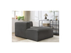 Chaise Longue for MEGEVE Modular Sofa - Bouclé Fabric - Left Corner