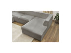 Fixed Panoramic Sofa - Megeve - Bouclé Fabric - Right-Hand Corner