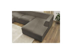 Fixed Panoramic Sofa - Megeve - Bouclé Fabric - Right-Hand Corner