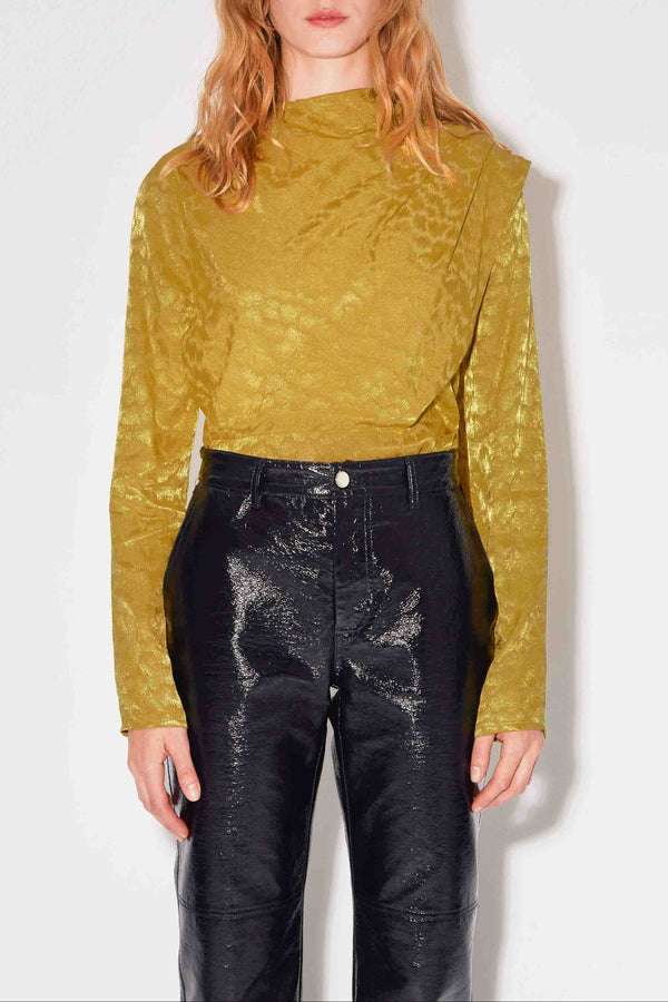 BLOUSE BLANCHE JACQUARD OLIVE