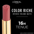 Color Riche Barra de labios mate volumen intenso 633 Le Rosy Confident