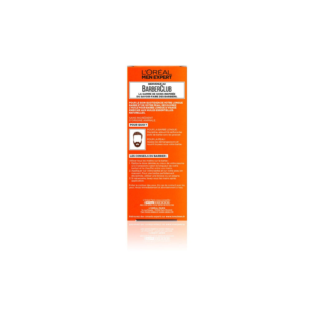 L'Oréal Men Expert Barber Club Huile Barbe Longue & Visage