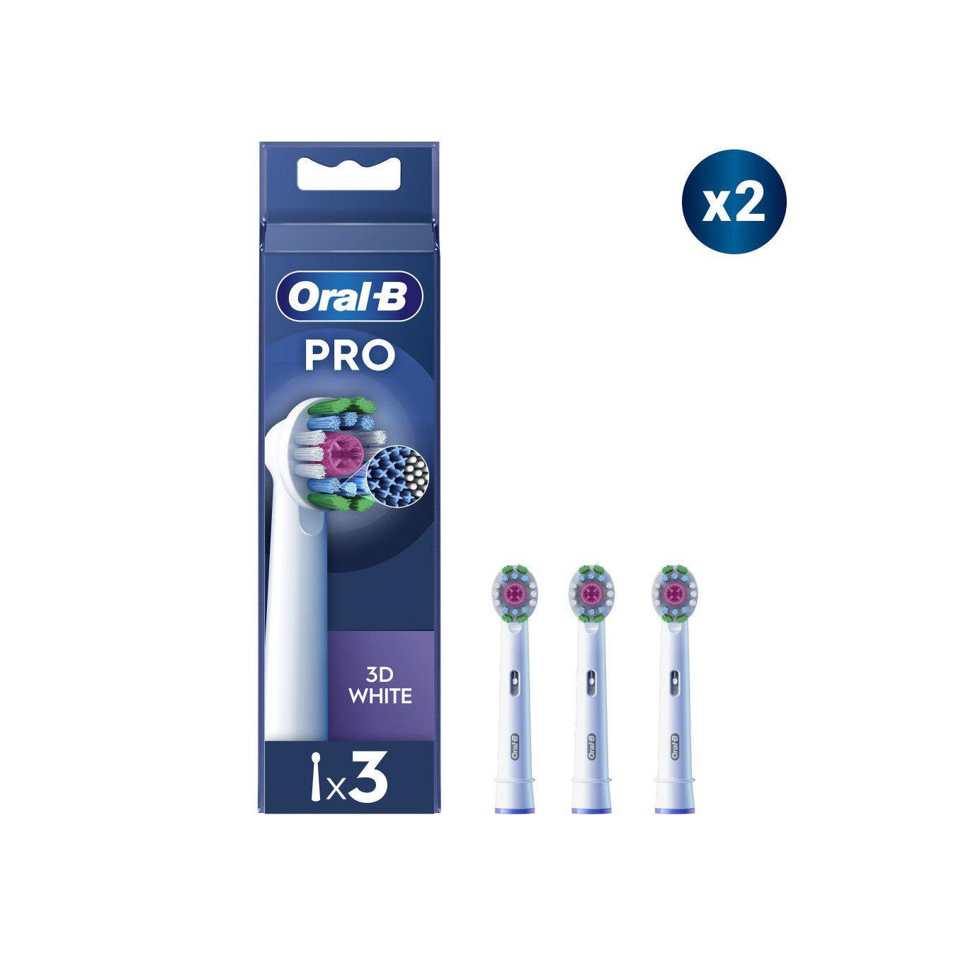 Oral-B Pro 3D White - 6 Brushes