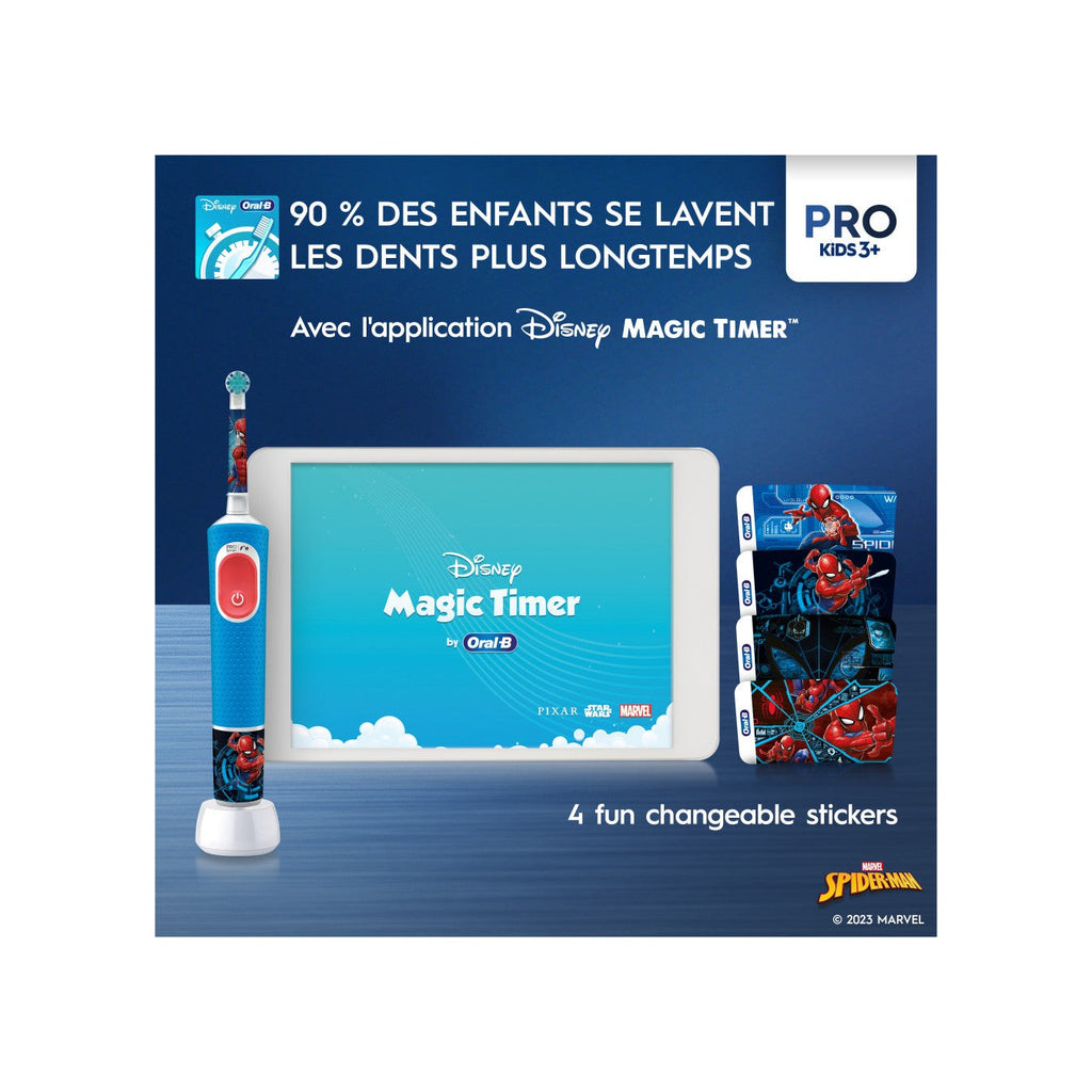 Oral-B Pro Kids Electric Toothbrush - Spider-Man