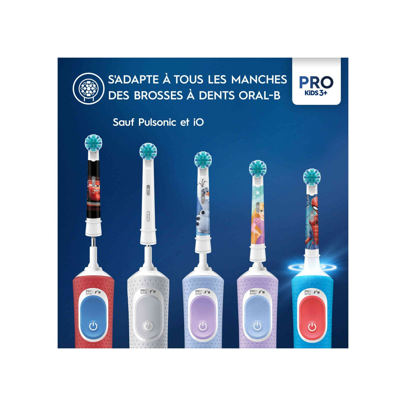Oral-B Pro Kids Cabezales Disney Frozen - 4 Cabezales