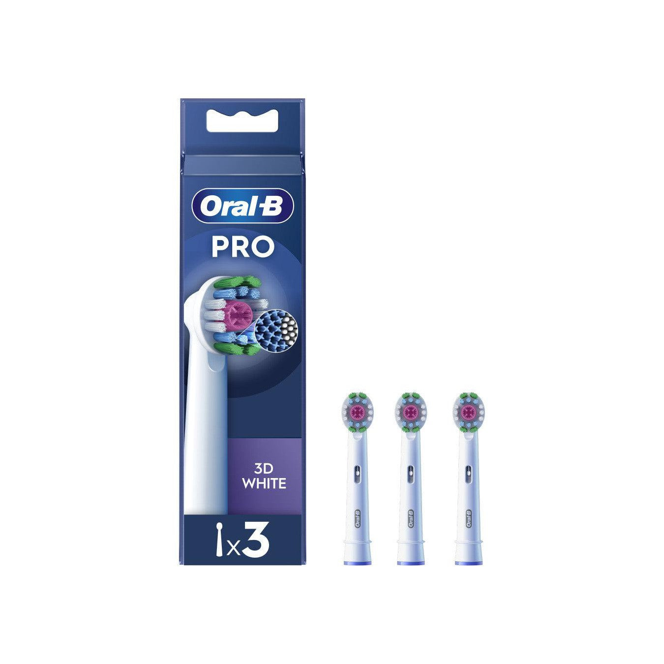 Oral-B Pro 3D White - 3 Brush Heads