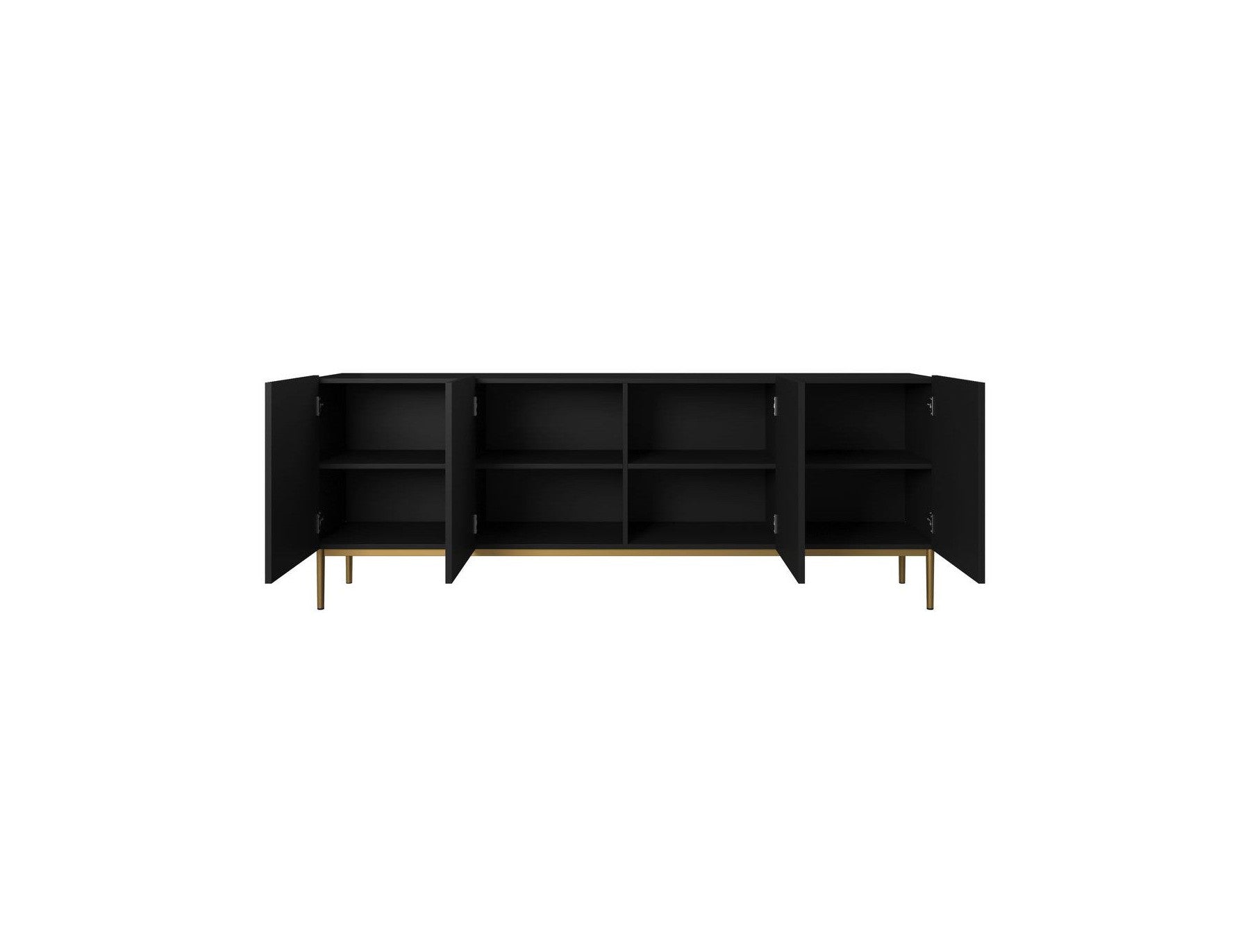 Kasha - 4-Door Sideboard - Gold Legs