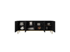 Kasha - 4-Door Sideboard - Gold Legs
