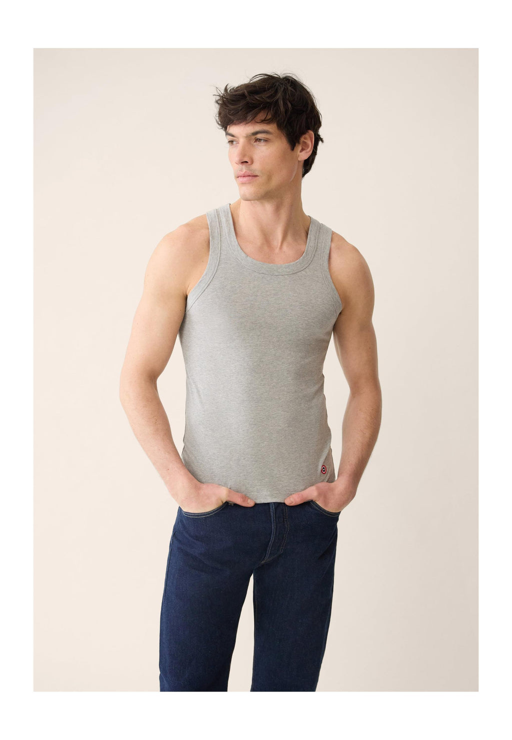 Canotta Fulminant In Cotone - Grigio Melange