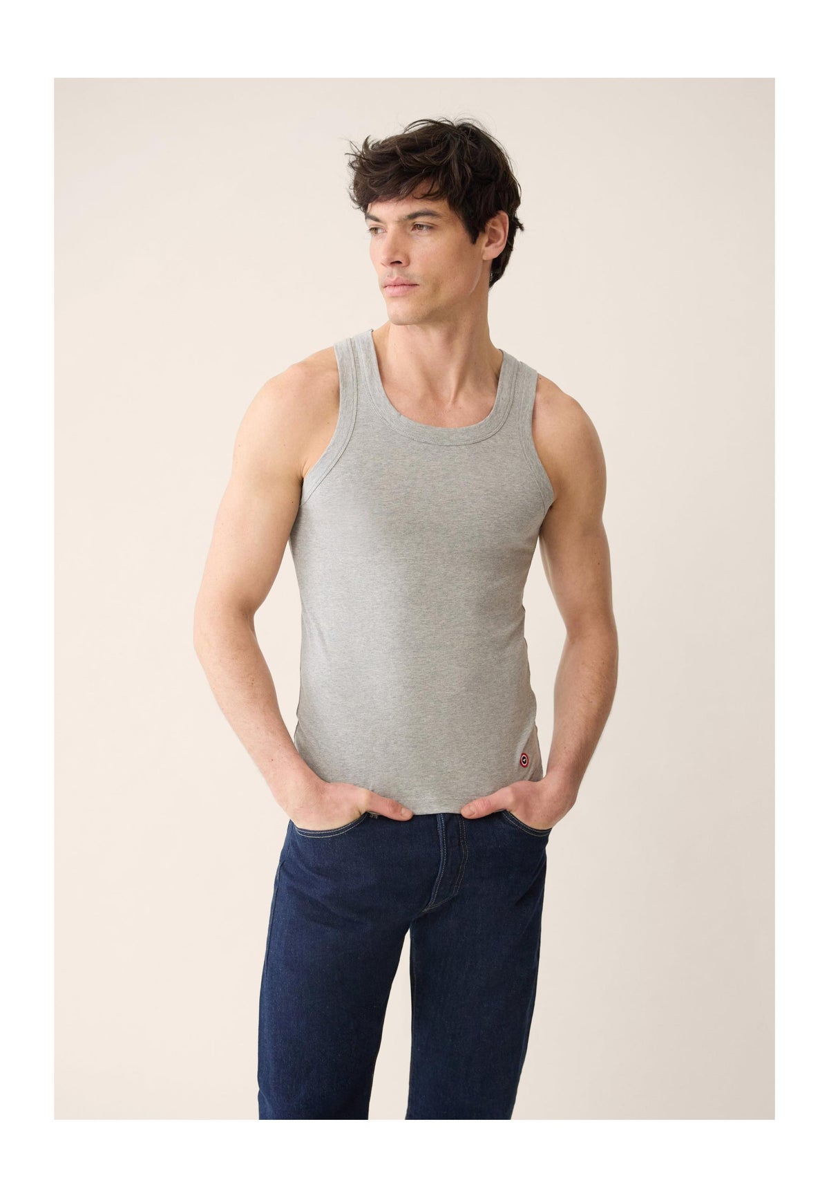 Canotta Fulminant In Cotone - Grigio Melange