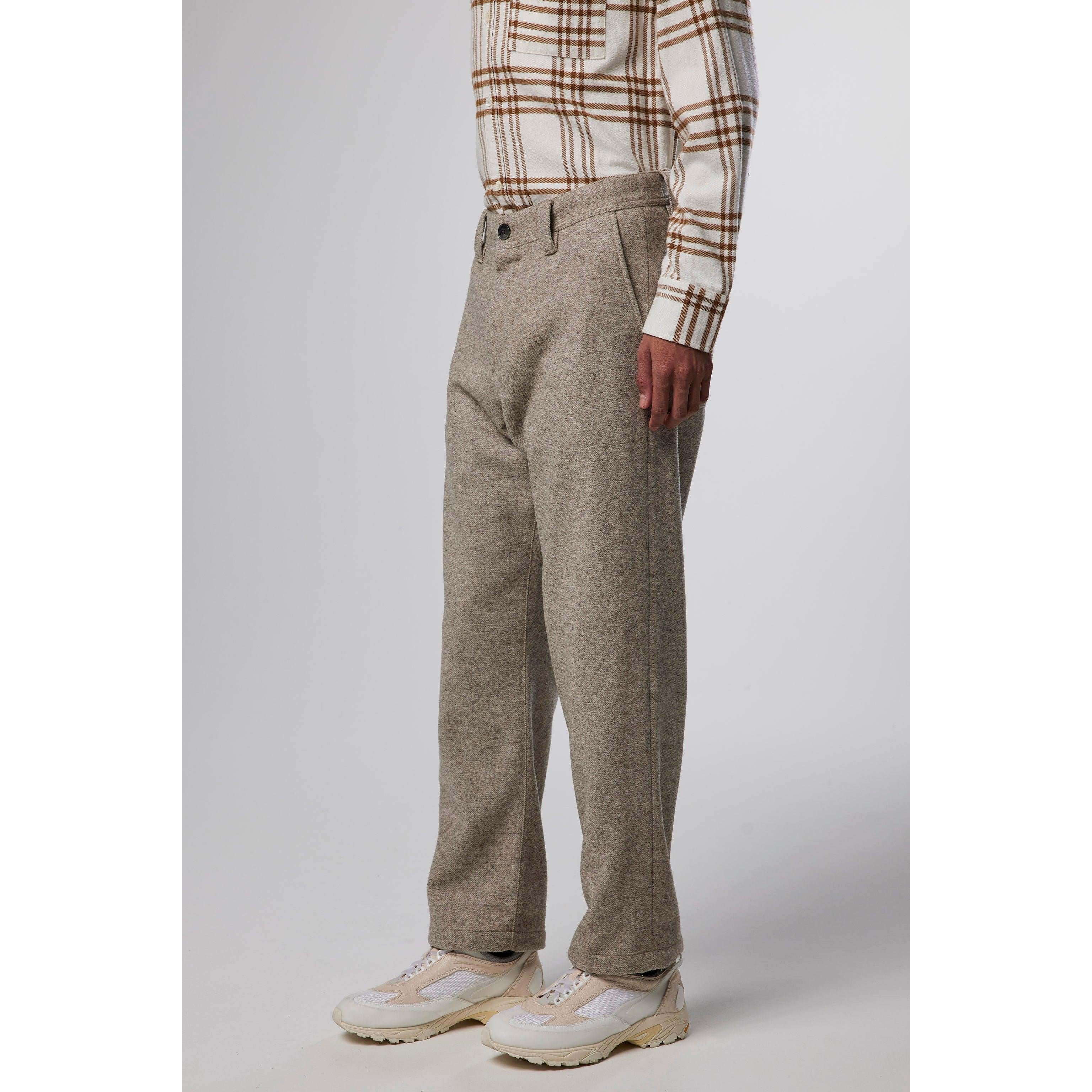 Garret Trousers - Khaki Melange