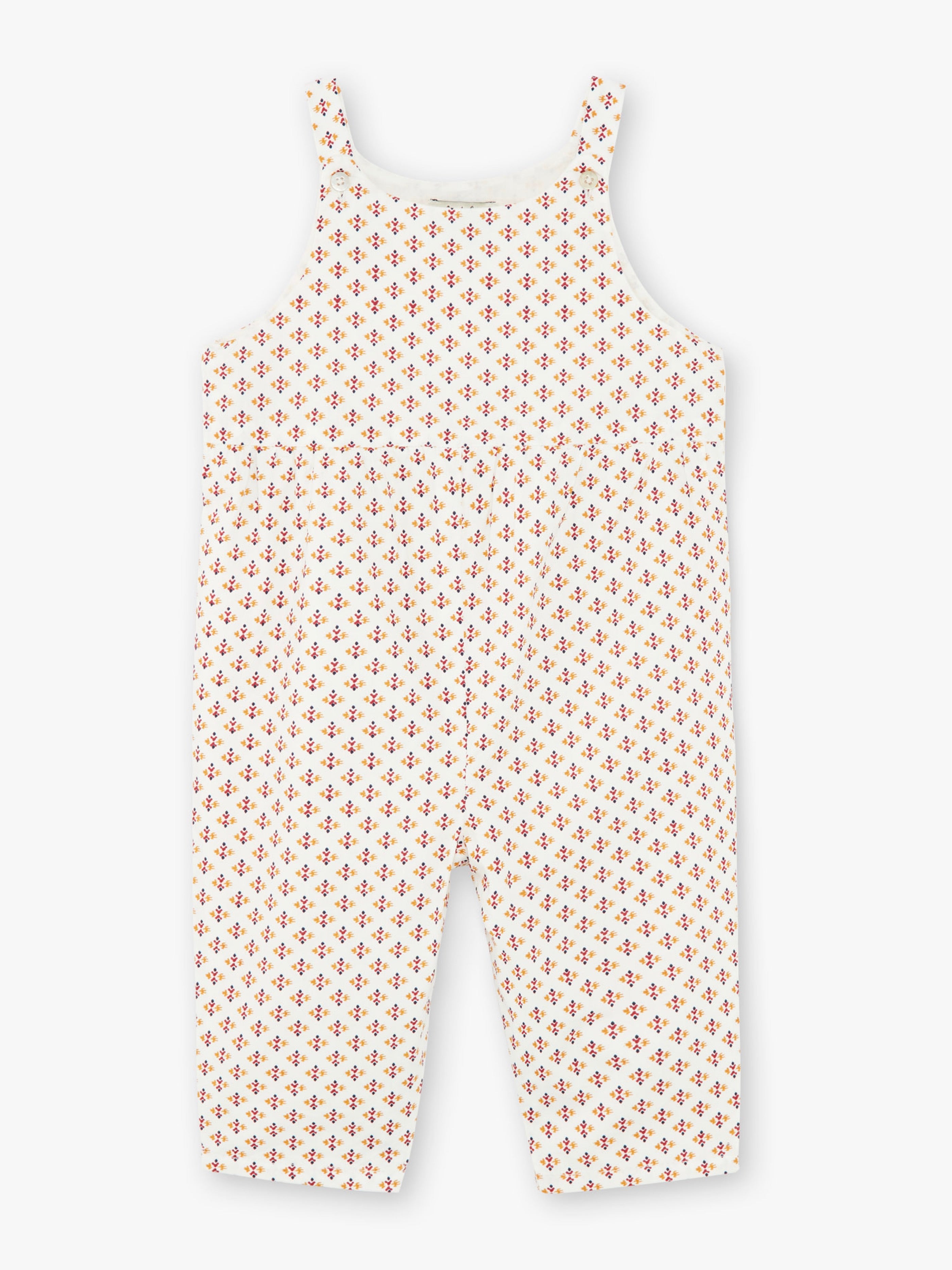 Vanilla Long Dungarees - Girl