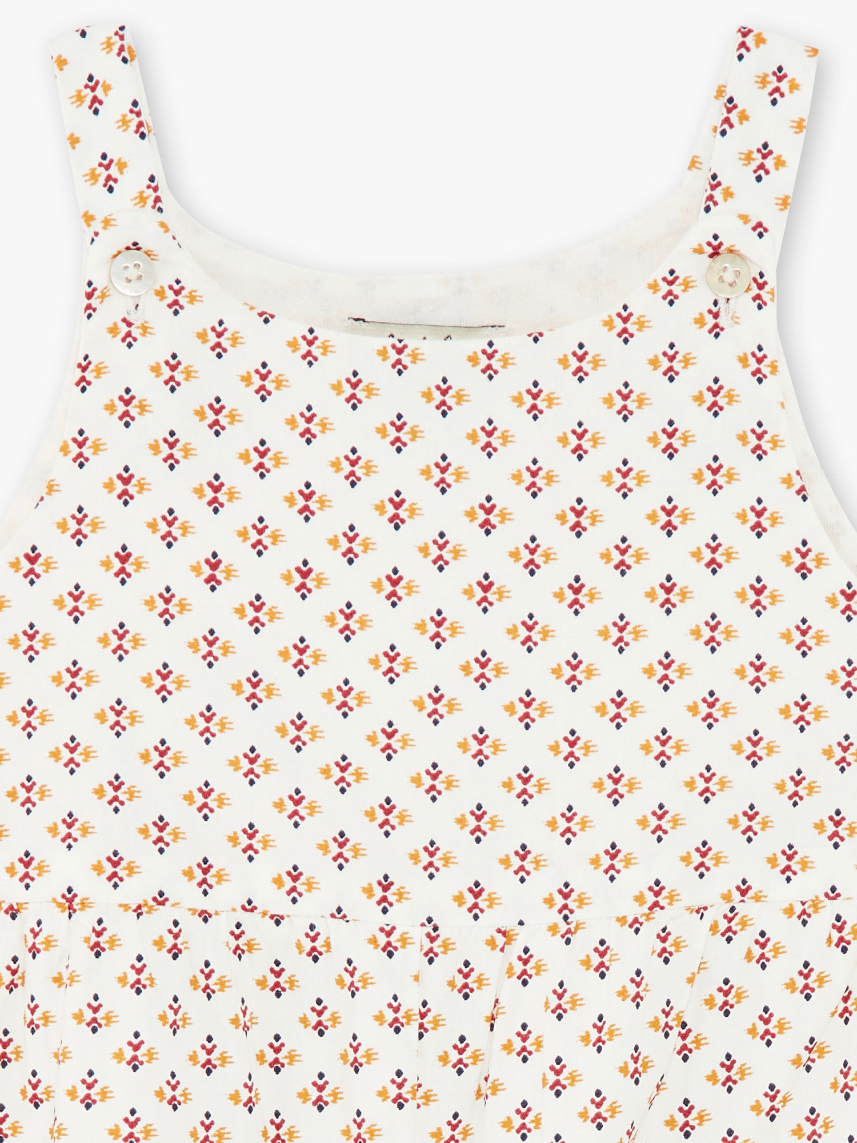 Vanilla Long Dungarees - Girl
