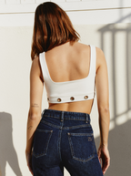 Off White Edgy Bra