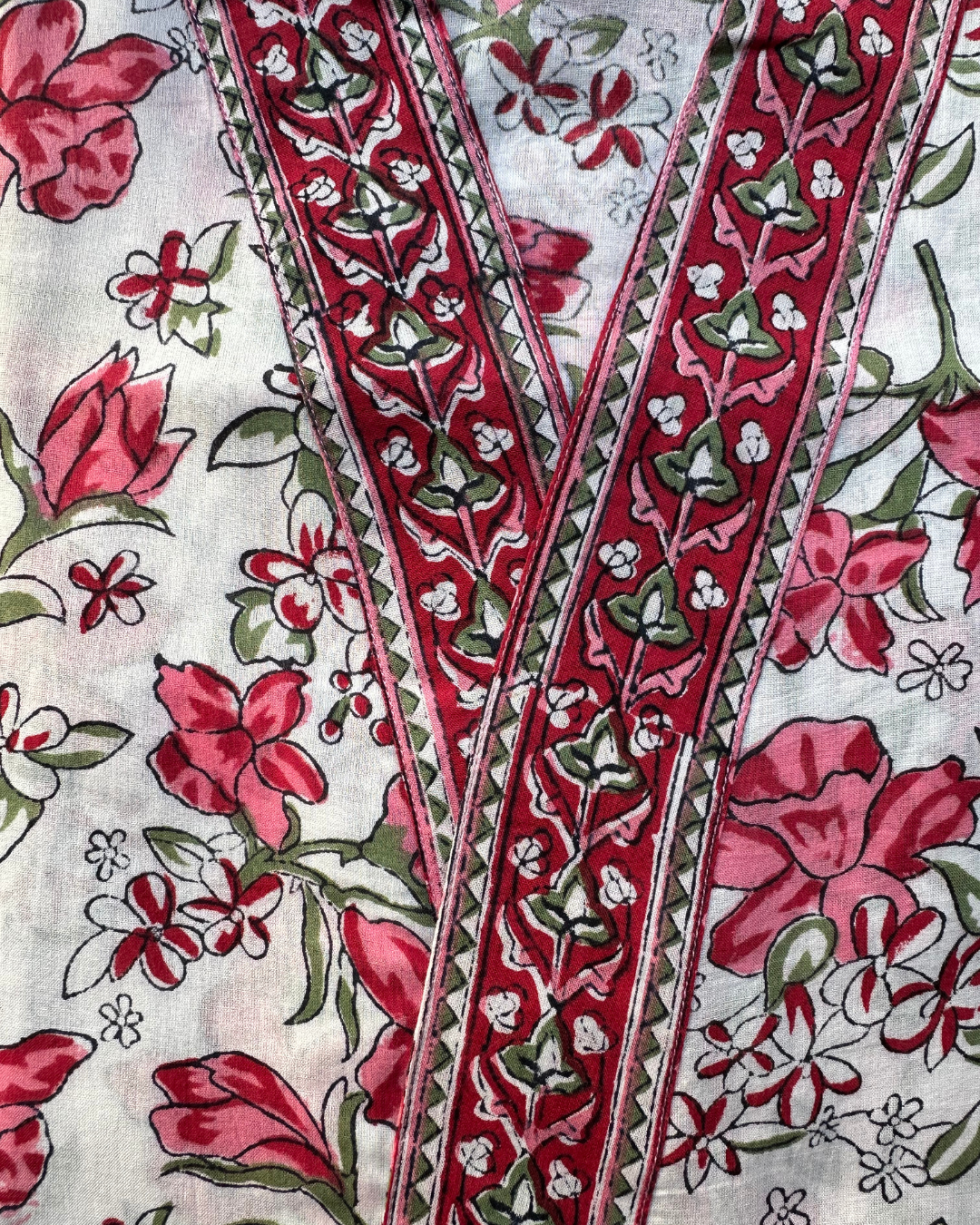 Madras kimono