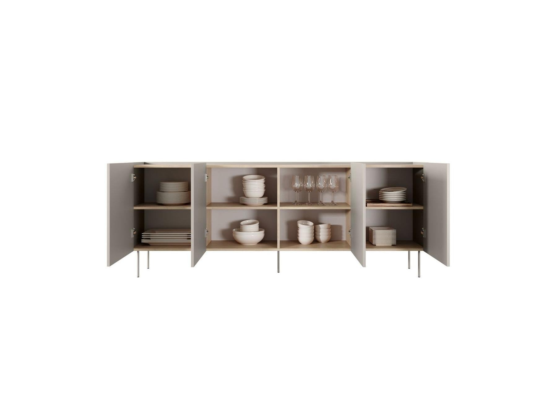 Atlas - Set with 220 cm Sideboard + 220 cm TV Unit