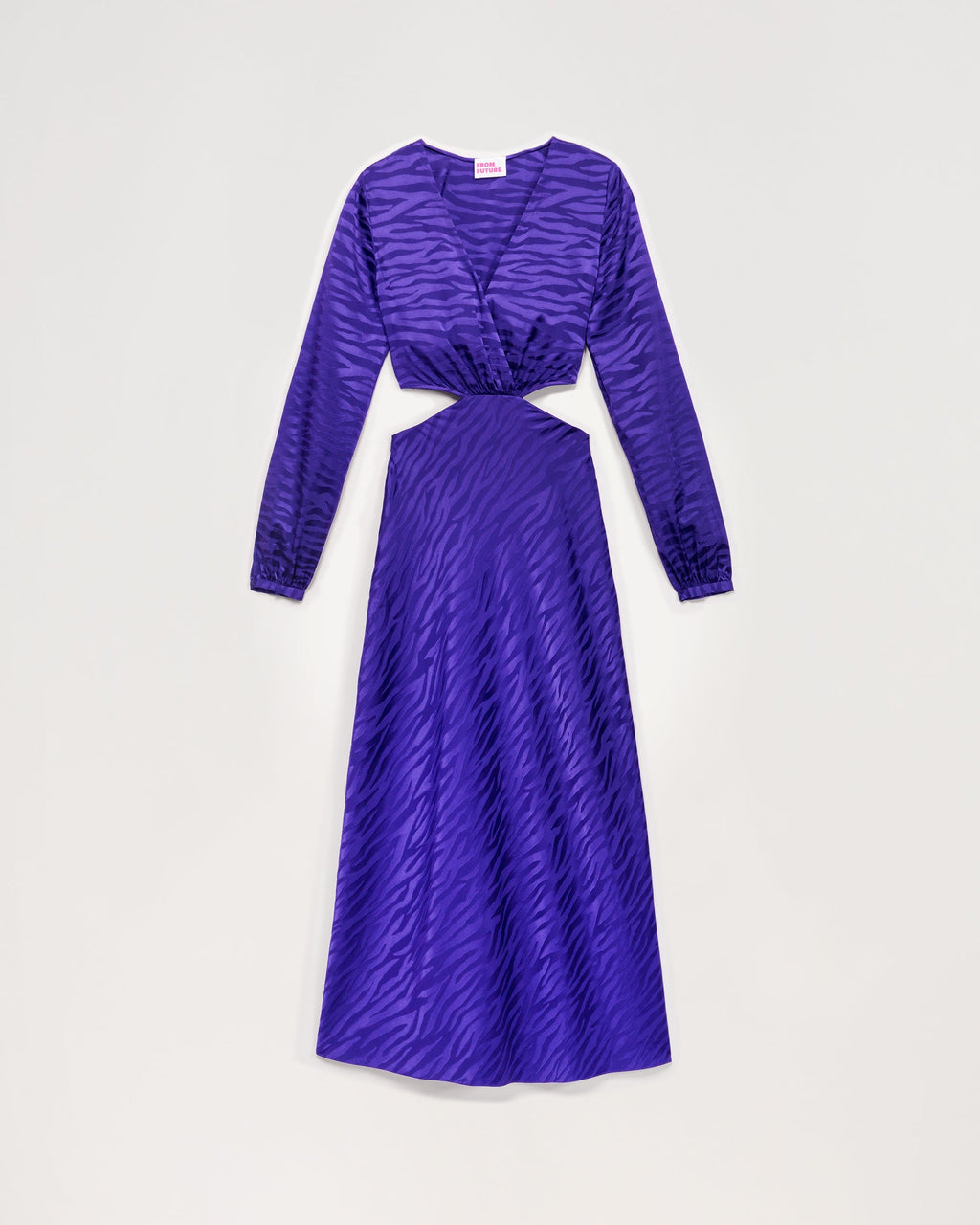Alma Dress - Purple Jacquard - Women