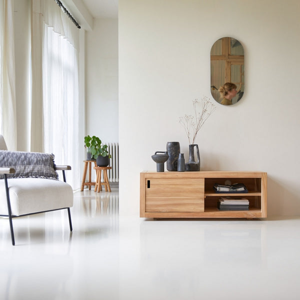 Adam - Szafka RTV - Teak - Naturalny