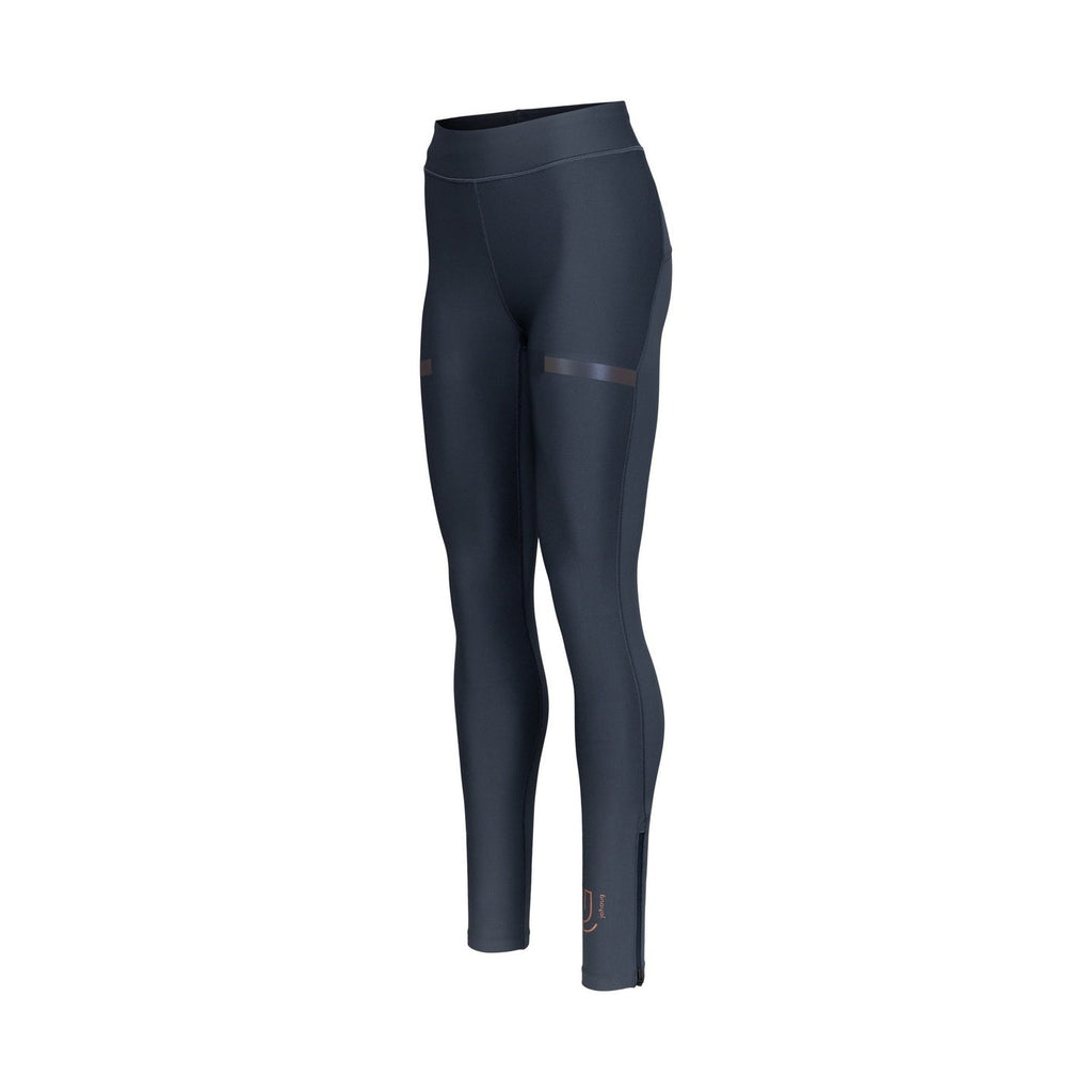 Collants De Course À Pied - Bleu Foncé - Femme
