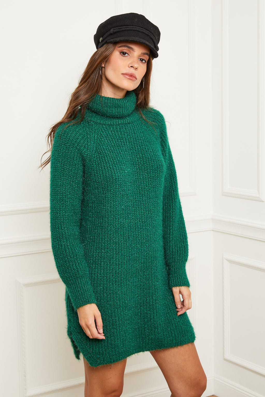 Vestido tipo jersey - Verde