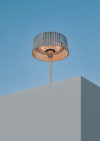 Patio Heater Compact - Poêle Infrarouge Pour Terrasses Et Espaces Extérieurs - Blanc Cassé